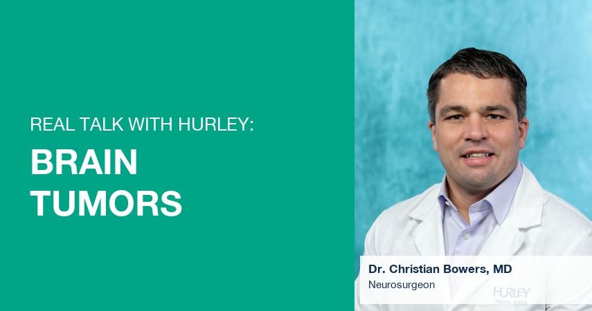 Real Talk with Hurley: Brain Tumors — May 27 at 3PM